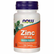 NOW Zinc 50mg (100 Tabs)
