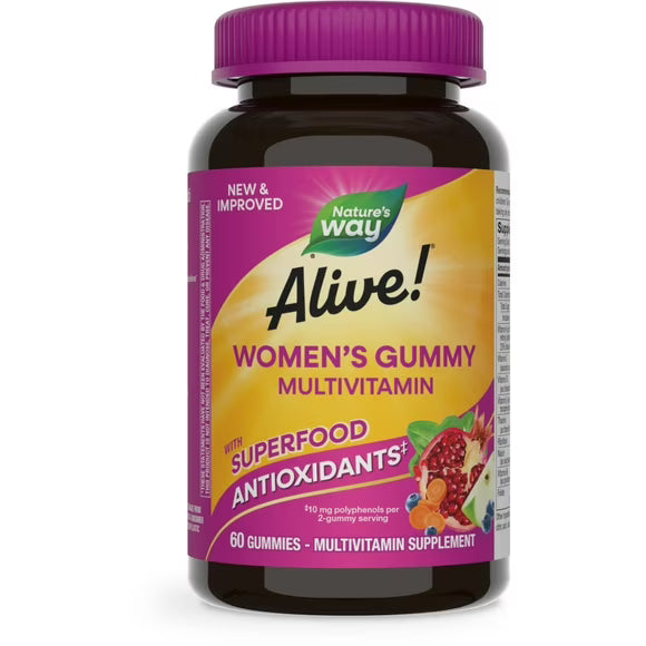 Nature's Way Alive WOMEN'S 50+ Multivitamin Gummy (60)