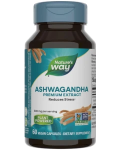 Nature's Way Ashwagandha Premium Extract (60 Vegan Caps)