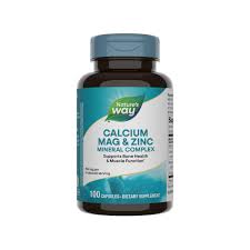 Nature's Way Calcium, Mag & Zinc Mineral Complex (765mg, 100 Caps)