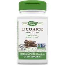 Nature's Way Licorice Root (900mg, 100 V Caps)