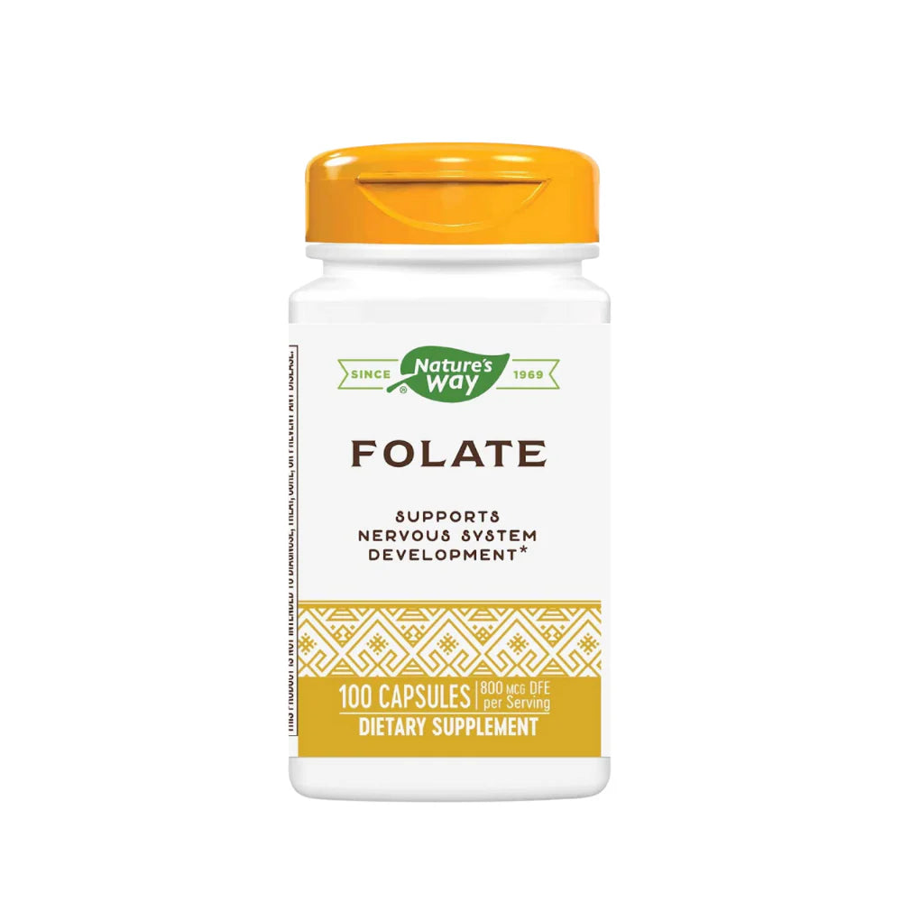 Nature's Way Folate (800mg, 100 Caps)