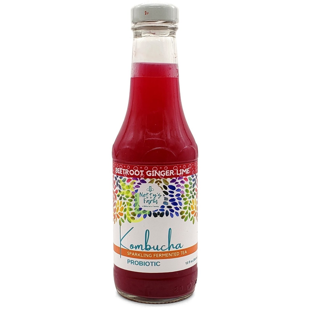 Netty's Farm Kombucha- Beetroot Ginger Lime
