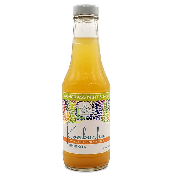 Netty's Farm Lemongrass Mint &Honey Kombucha