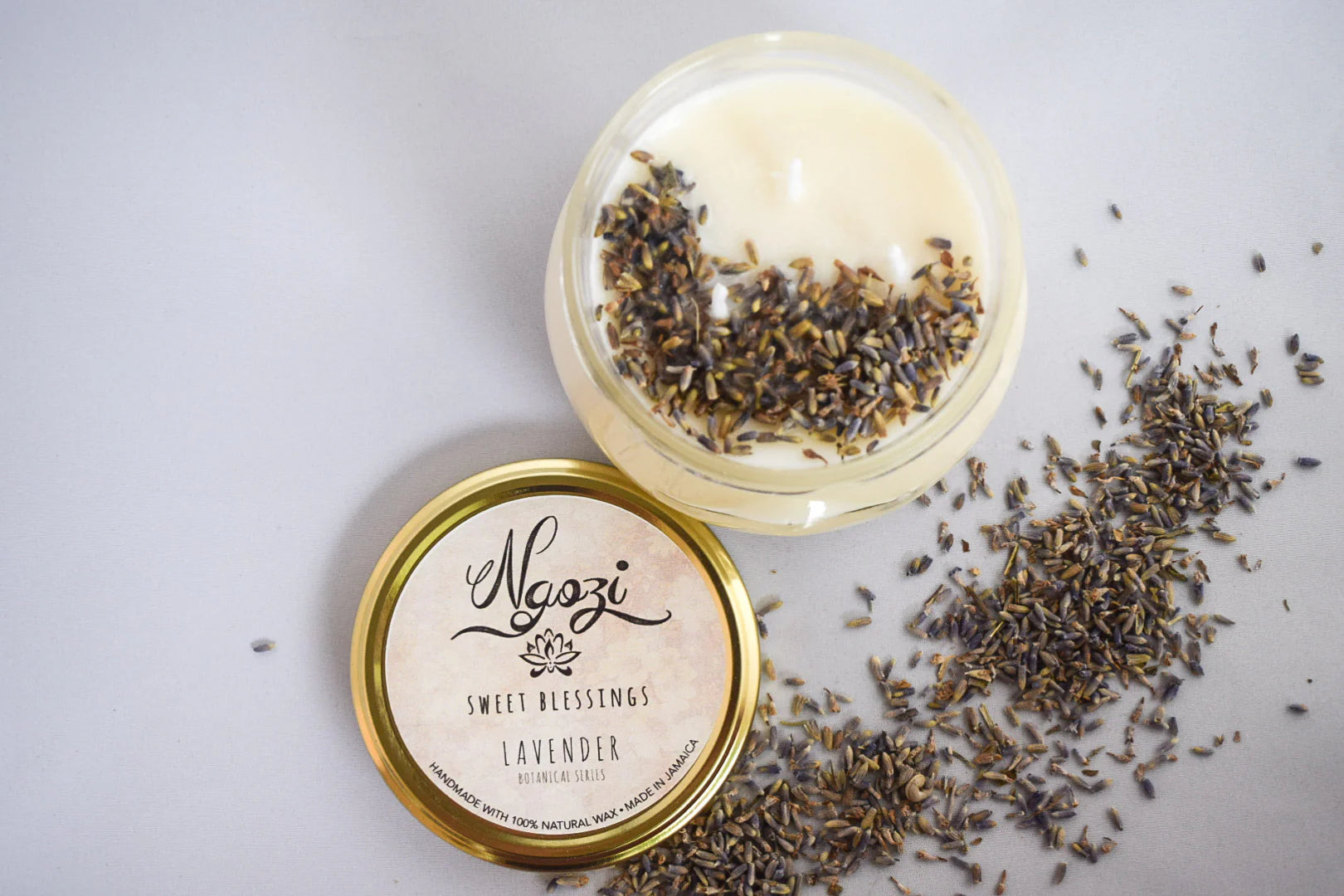 NGOZI Soy Wax Melt Lavender Candle