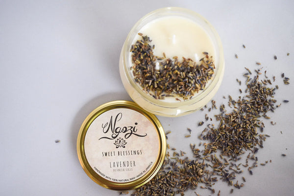 NGOZI Soy Wax Melt Lavender Candle