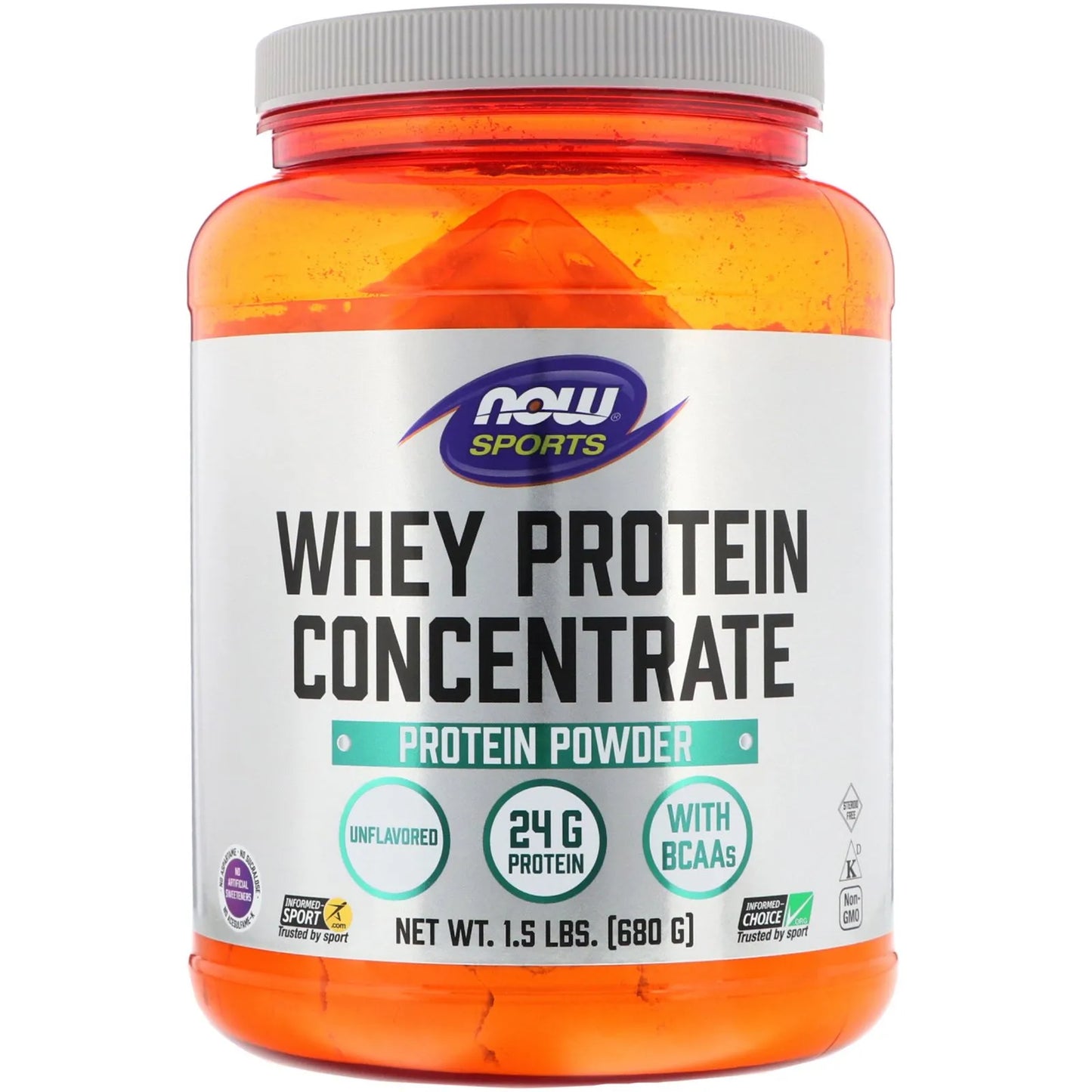 Now Sports Whey Protein Concentrate (1.5lb)