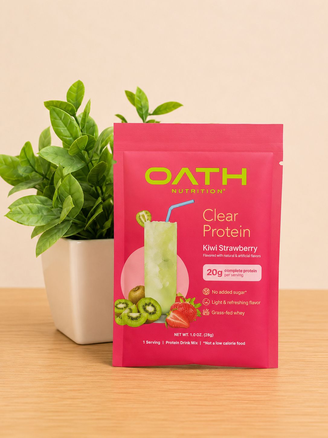 Oath Nutrition Clear Whey Protein Sachet (Kiwi Strawberry)