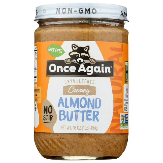 Once Again Almond Butter Creamy 16 oz
