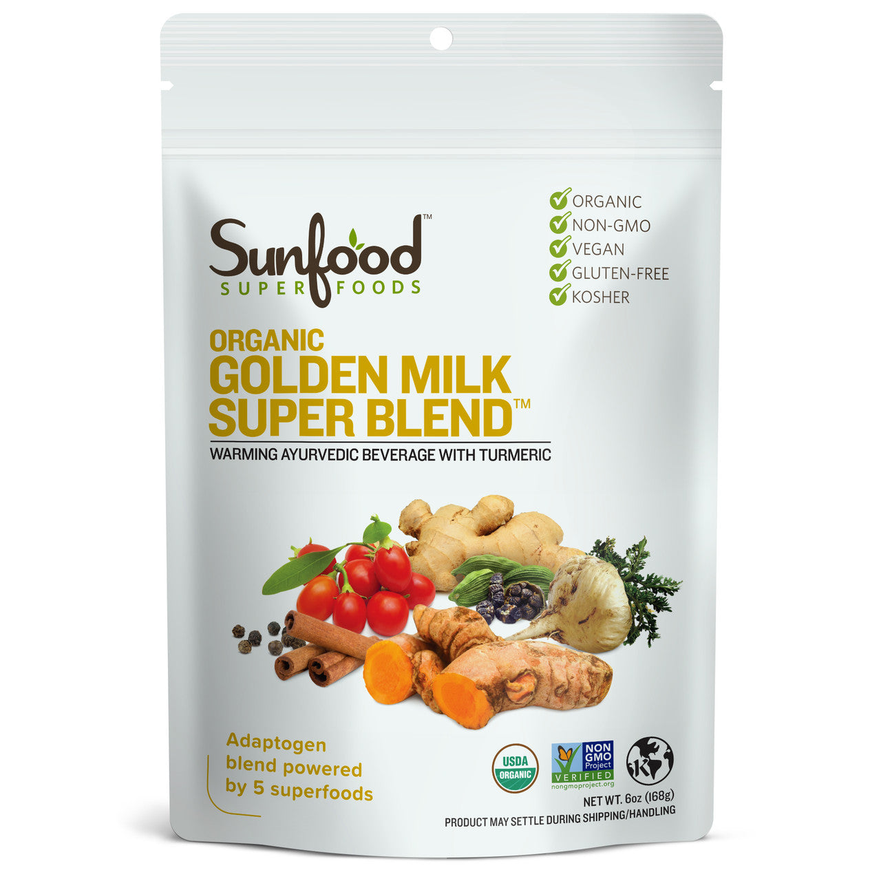 Sunfood Organic Golden Milk Super Blend