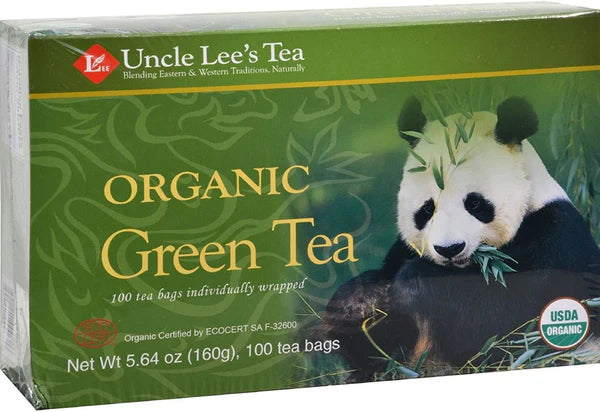Uncle Lee's Organic Green Tea 100 Tea Bags