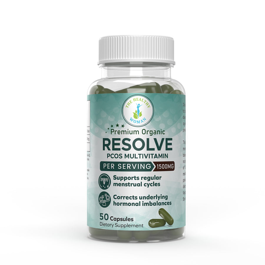 THW Premium Organic RESOLVE PCOS MULTIVITAMIN (50 Caps)