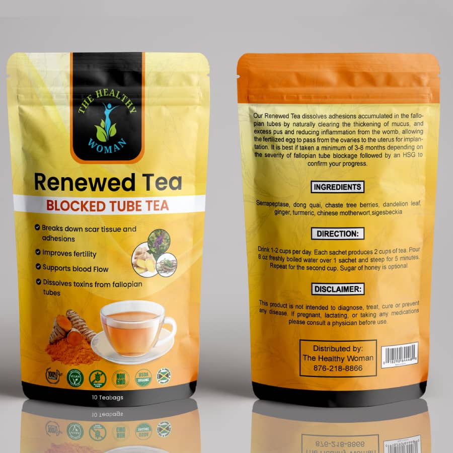The Healthy Woman Renewed Tea (Blocked Tube Tea/10 Teabags)