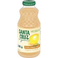 SANTA CRUZ ORGANIC Pure Lemon Juice 16OZ