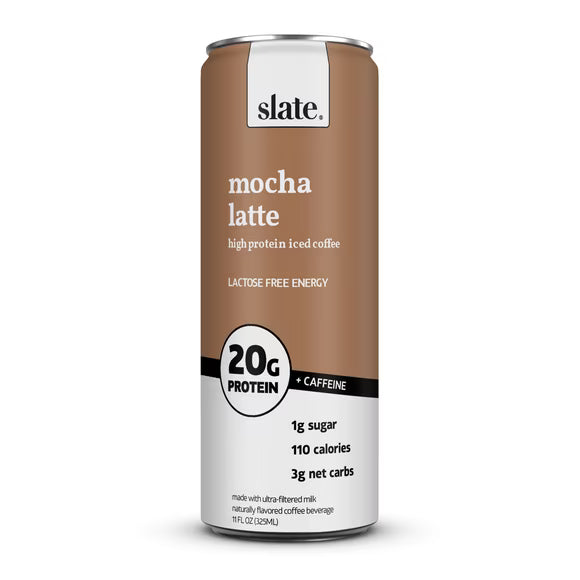 Slate Mocha Latte Iced Coffee (20G Protein + Caffein) 11 fl oz