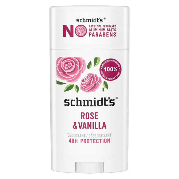Schmidt's Deodorant- Rose & Vanilla