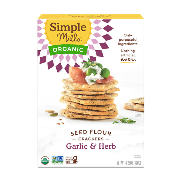 Simple Mills Garlic & Herb Cracker