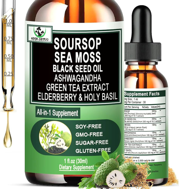 SourSop Sea Moss Liquid Drops