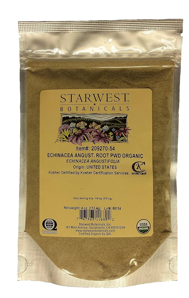 Starwest Botanicals Echinacea Root Powder