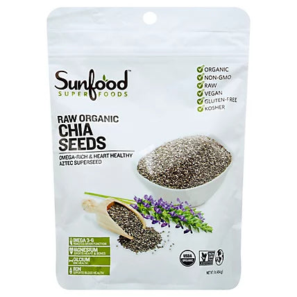 Sunfood Organic Chia Seed 16 oz