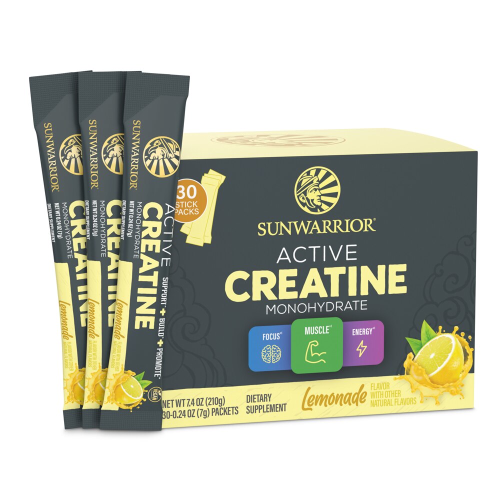 Sunwarrior Creatine Monohydrate stick- Lemonade (0.24oz)