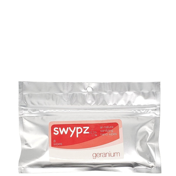 Swypz Sanitizing Hand Wipes (Geranium) 8 Wipes