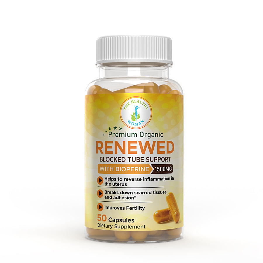 The Healthy Woman RENEWED BLOCKED TUBE SUPPORT (50 Caps)