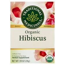 TRADITIONAL MEDICINALS Organic Hibiscus (16 Teabags)