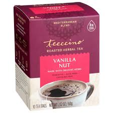 Teecino Roasted Herbal Tea VANILLA NUT (10 Teabags)