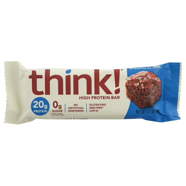 Think! Protein bar Brownie Crunch 2.1 Oz