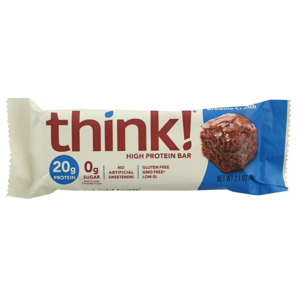 Think! Protein bar Brownie Crunch 2.1 Oz