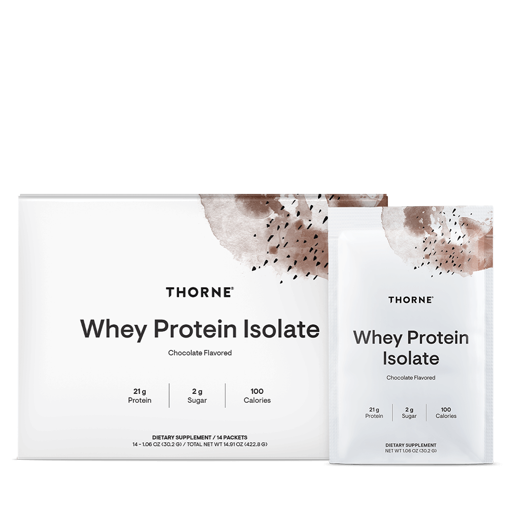 Thorne Whey Protein Isolate Sachet (chocolate)