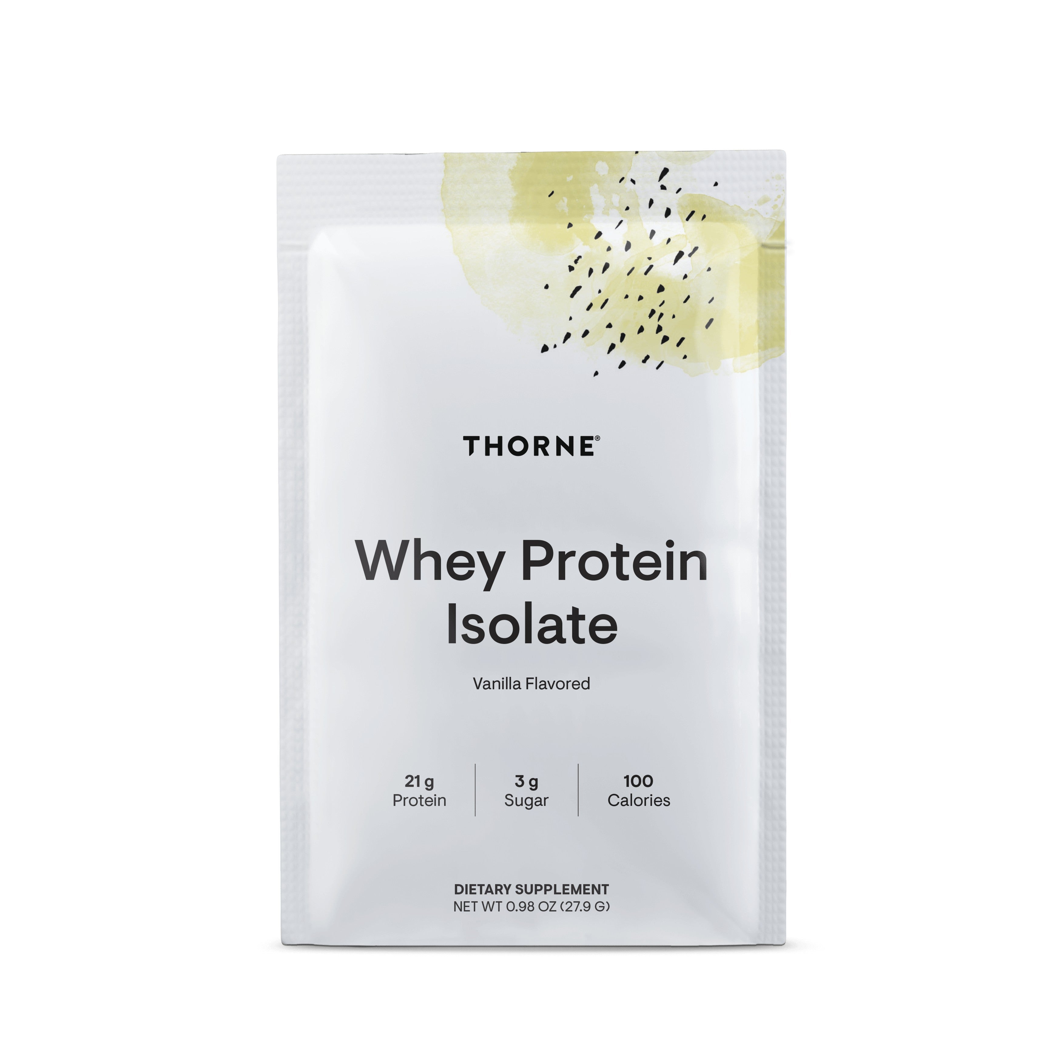 Thorne Whey Protein Isolate Vanilla Sachet