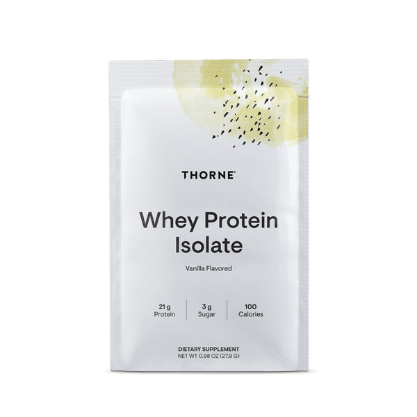 Thorne Whey Protein Isolate Vanilla Sachet
