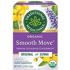 Traditional Medicinals Organic SMOOTH MOVE Original w/ Senna (16 Teabags)