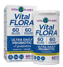 VITAL FLORA 60/60 Ultra Daily Probiotic + 7 Prebiotics