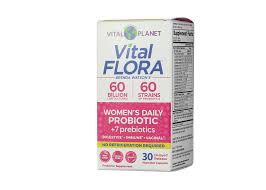 VITAL FLORA 60/60 Women's Daily Probiotic+ 7 Prebiotics