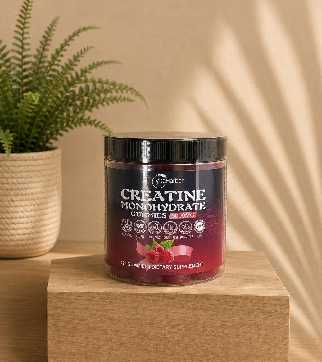 VitaHarbor Creatine Monohydrate Gummies 500mg (120)