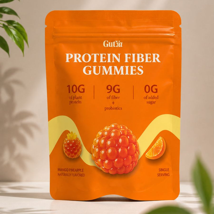 Gutya 10g Protein+Fiber Gummies- Mango Pineapple