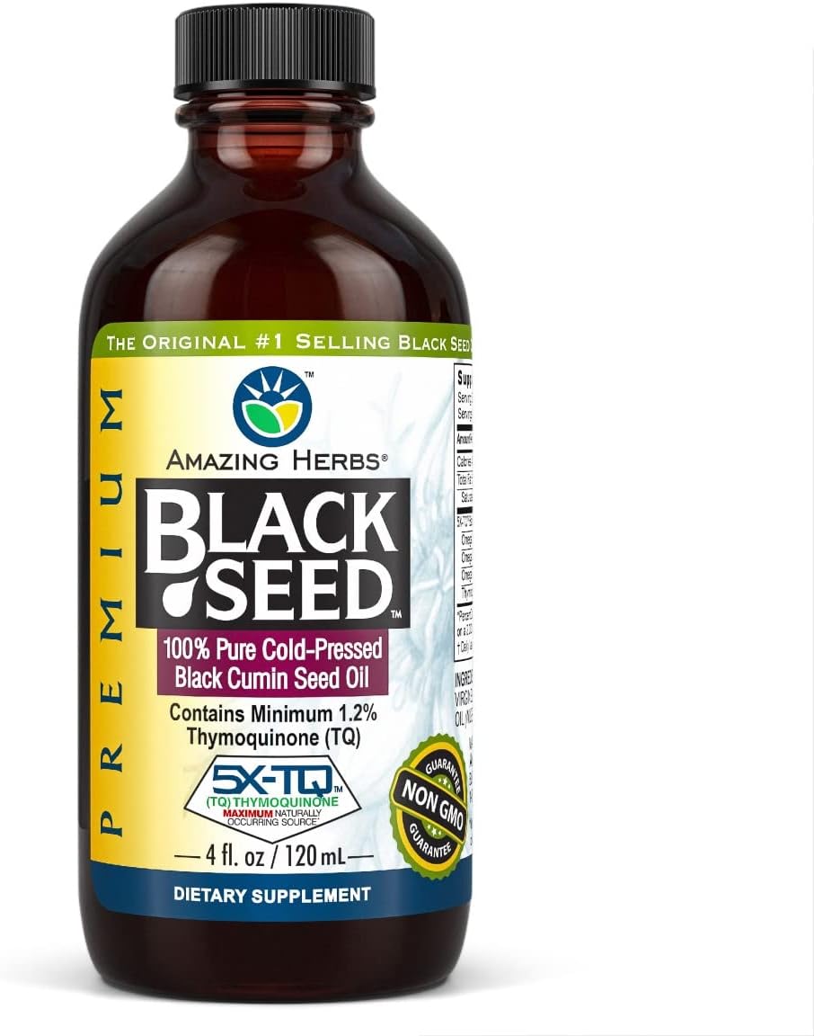 AMAZING HERBS Black Cumin Seed Oil