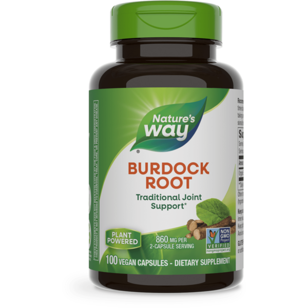 Nature's Way Burdock Root (860mg, 100V Caps)