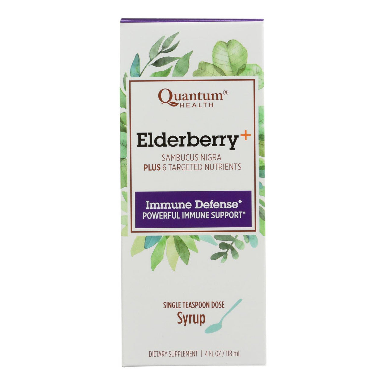 Quantum Elderberry + Syrup 4 fl oz