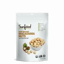 Sunfood Raw Organic Macadamia Nuts 8oz