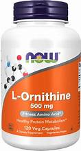 L- Ornithine 500mg 120 Vcaps