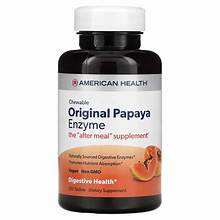 American Health Original Papaya Enzyme (Chewable) 250 Tabs