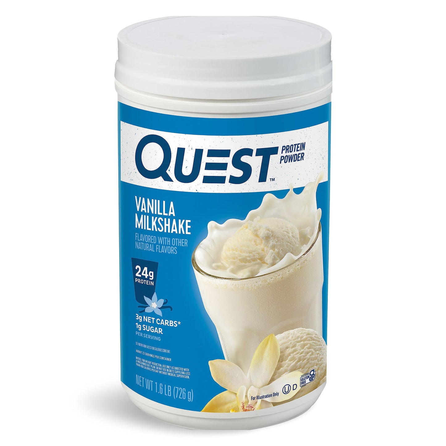 Quest Protein Powder Vanilla Milkshake 1.6lbs