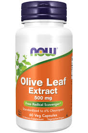 NOW Olive Leaf Extract 500mg/60 V Caps